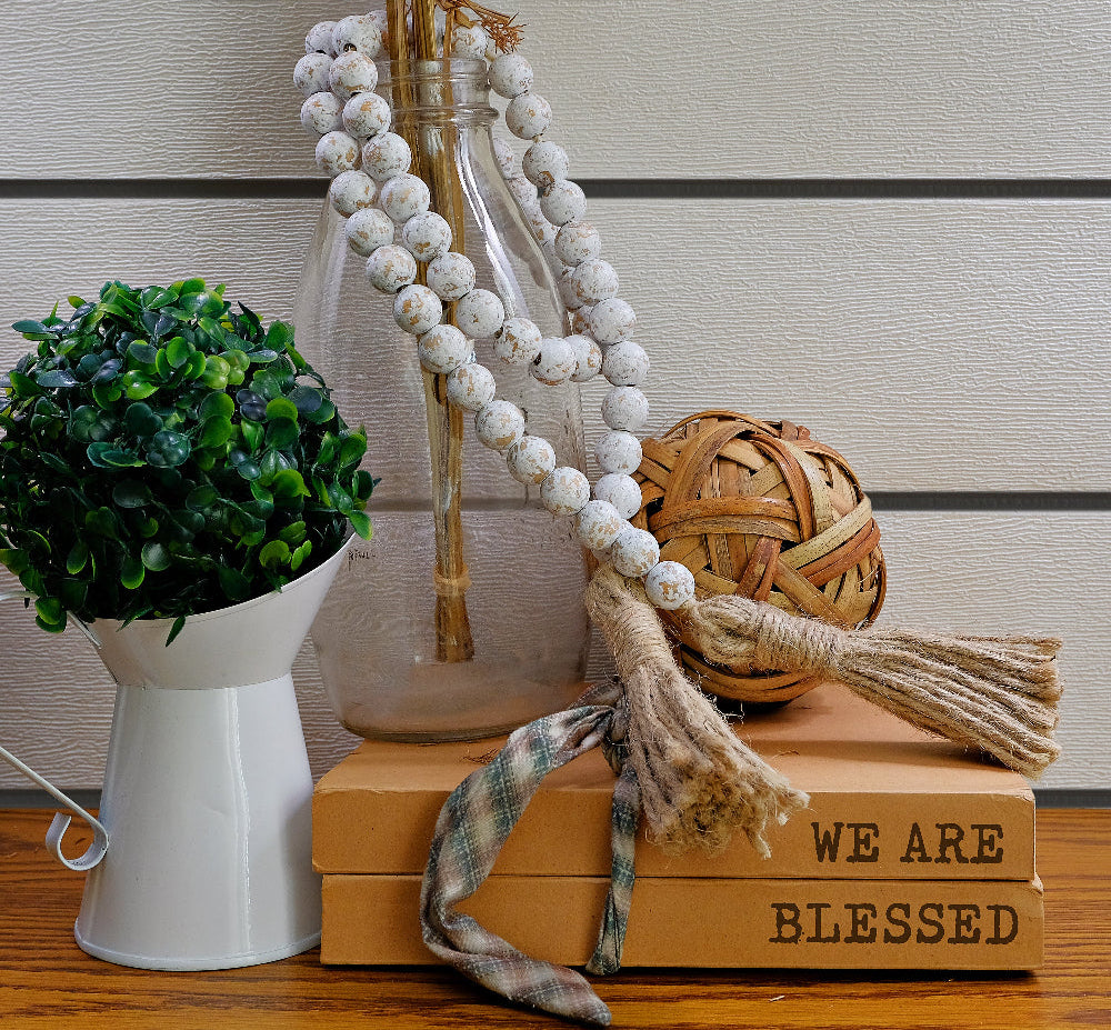Farmhouse Beads Wooden Beads Garlands Decor