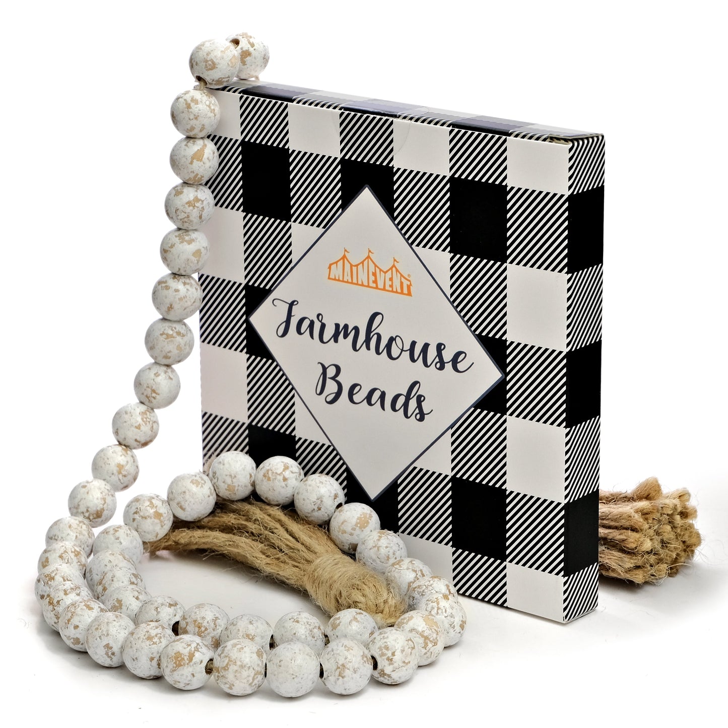 Farmhouse Beads Wooden Beads Garlands Decor