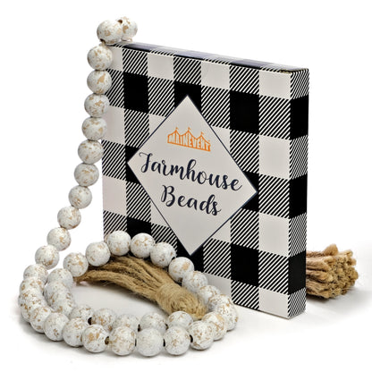 Farmhouse Beads Wooden Beads Garlands Decor