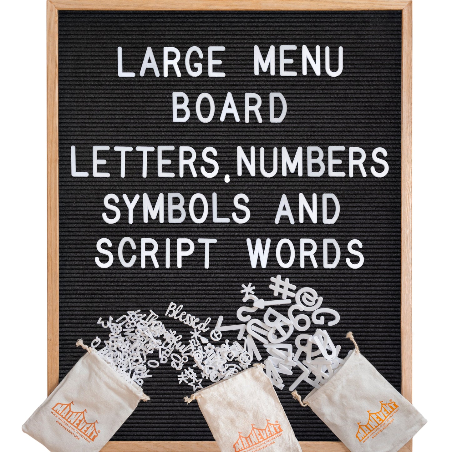 Large Felt Letter or Menu Board in 24x30 or 32x40-inch Sizes