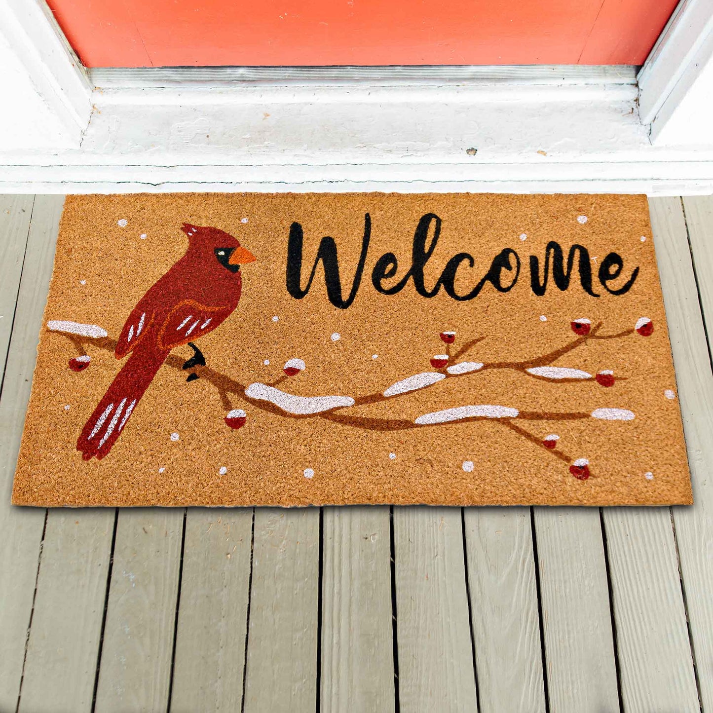 Cardinal Welcome Coir Doormat 30x17 Inch