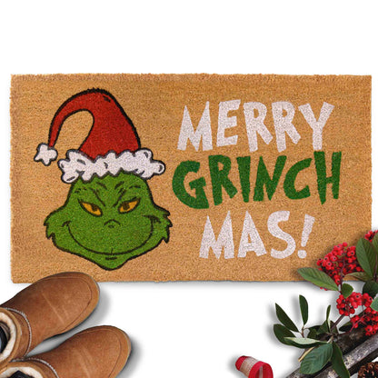 Merry Grinch Mas Doormat 30x17 Inch