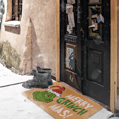 Merry Grinch Mas Doormat 30x17 Inch