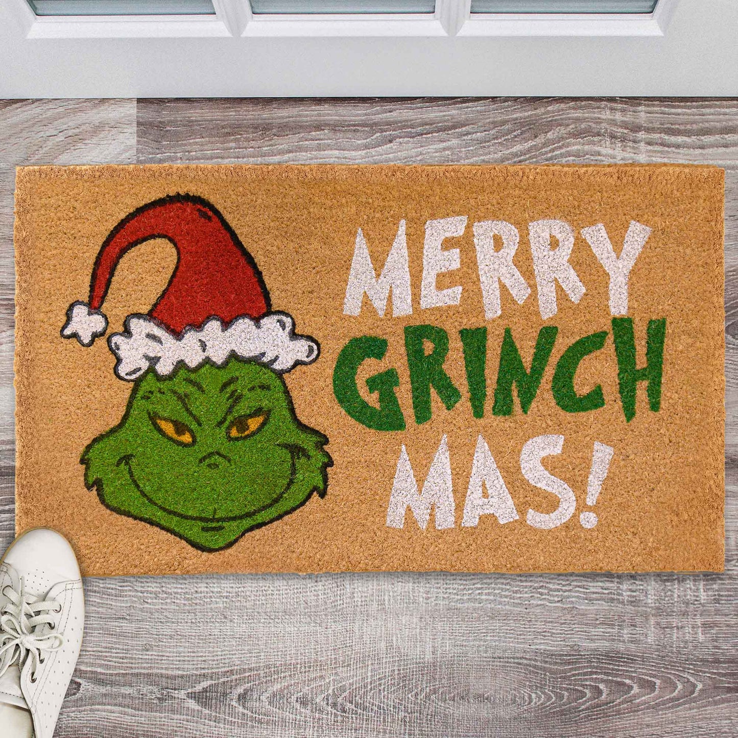 Merry Grinch Mas Doormat 30x17 Inch
