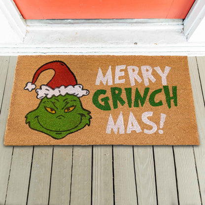 Merry Grinch Mas Doormat 30x17 Inch