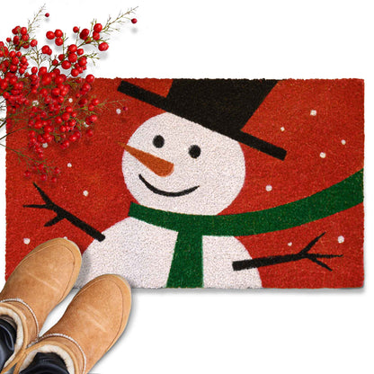 Snowman Doormat 30x17 Inch