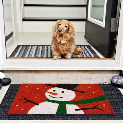 Snowman Doormat 30x17 Inch