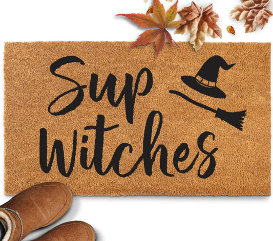 Sup Witches Doormat 30x17 Inch