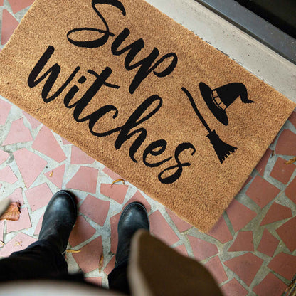 Sup Witches Doormat 30x17 Inch