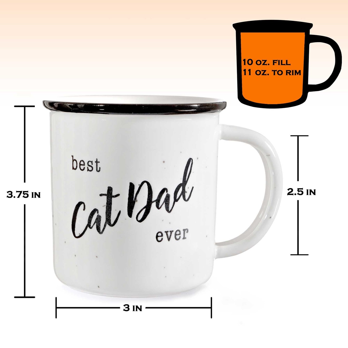 Best Cat Dad Ever Coffee Ceramic Mug