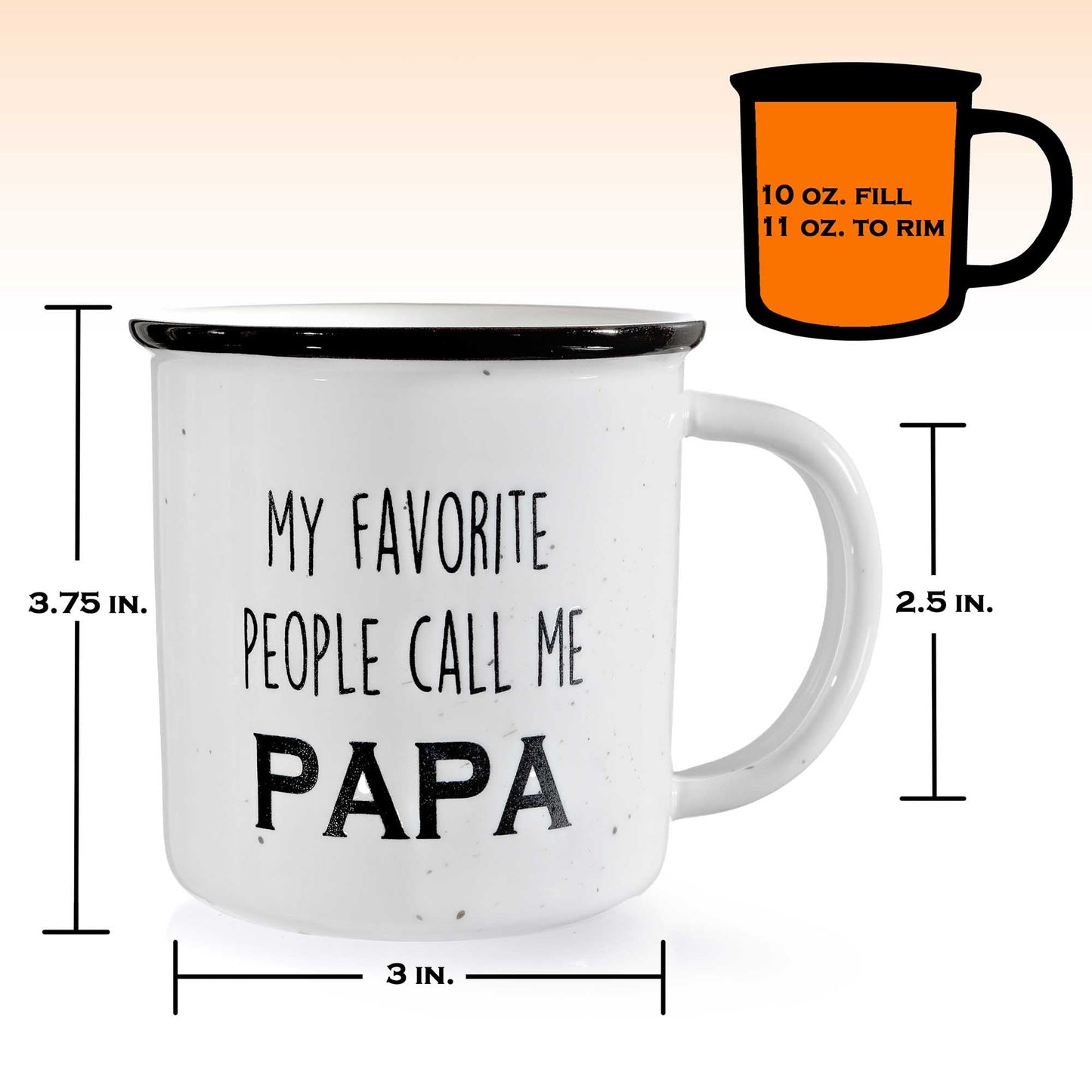 My Favorite People Call Me Papa Ceramic Mug