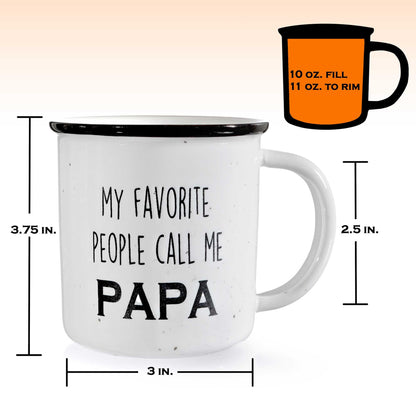 My Favorite People Call Me Papa Ceramic Mug