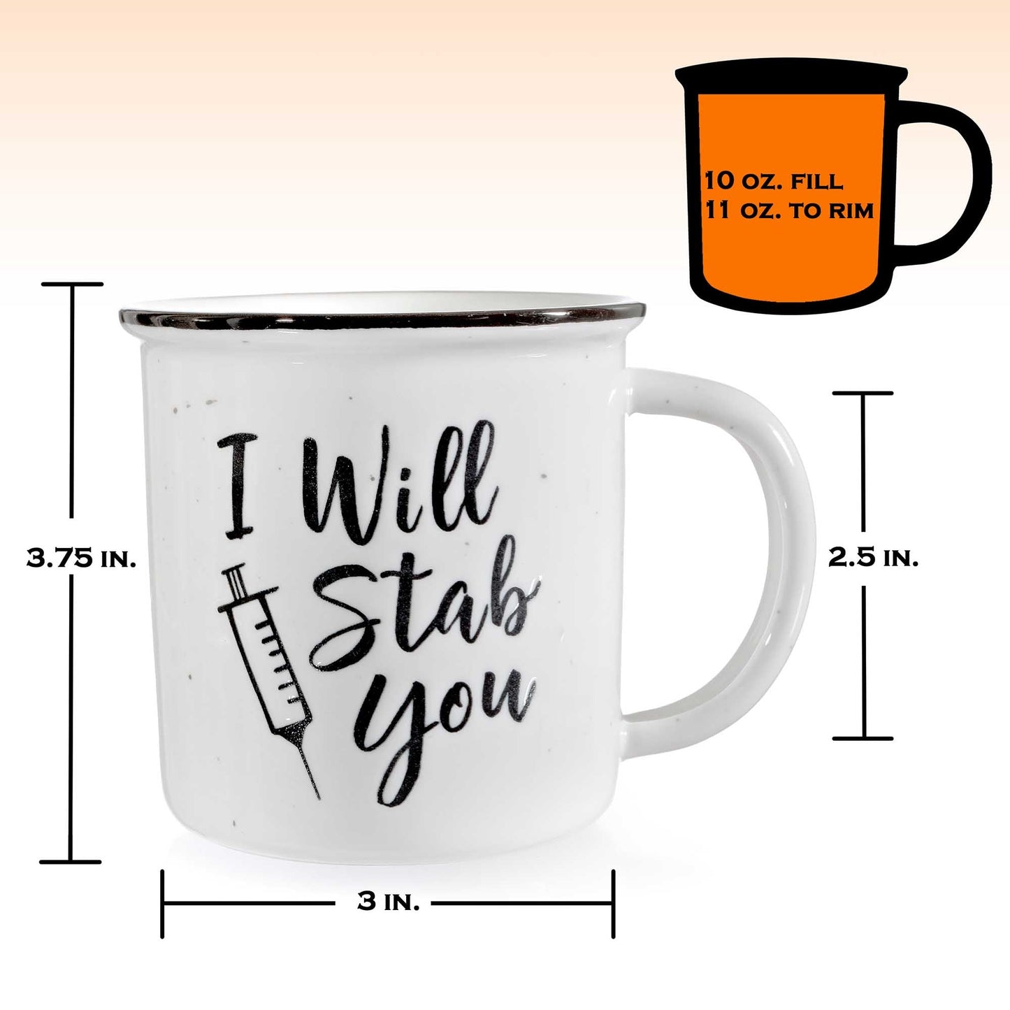 I Will Stab You Coffee Mug 11oz