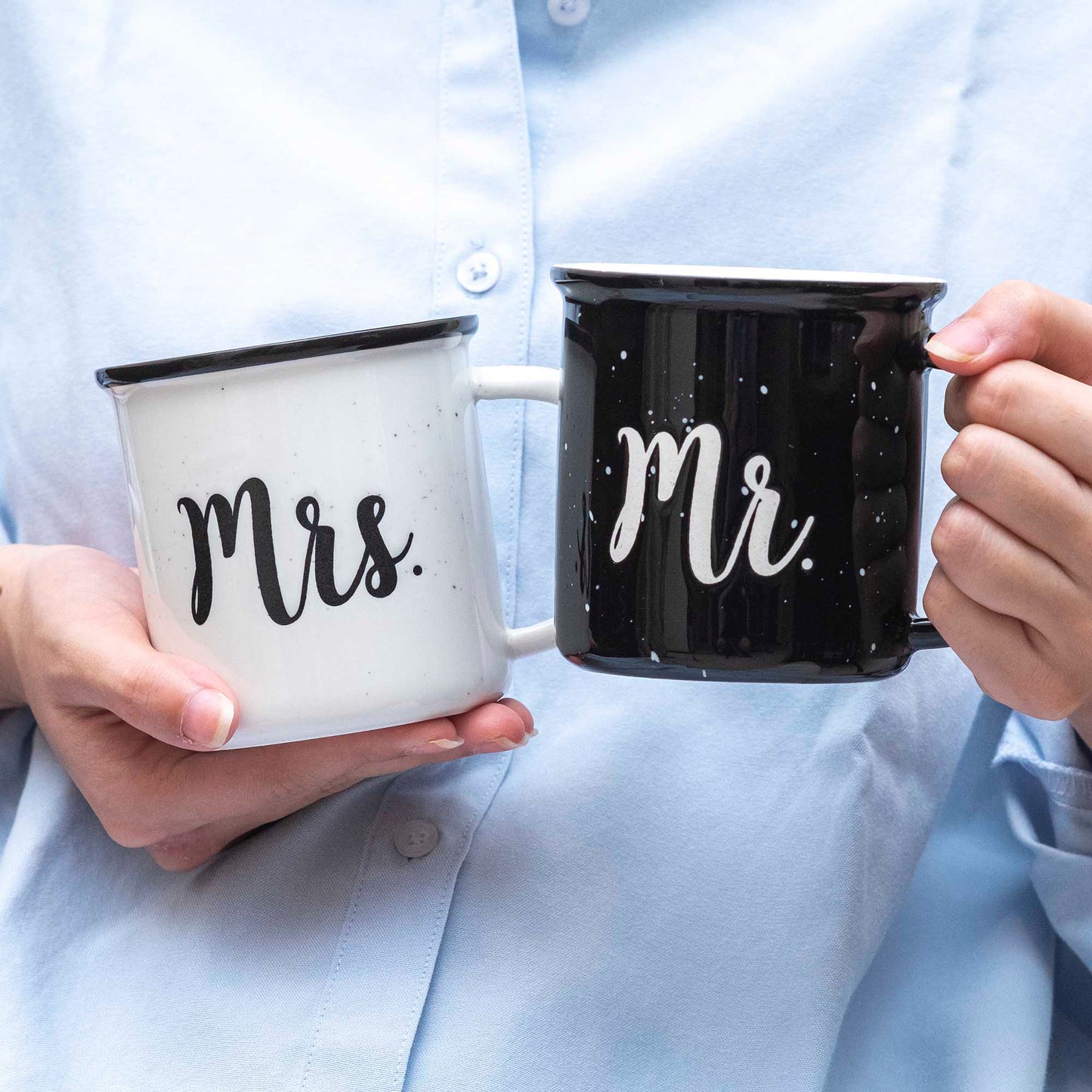 Mr / Mrs Couple Coffee Mug Set of 2