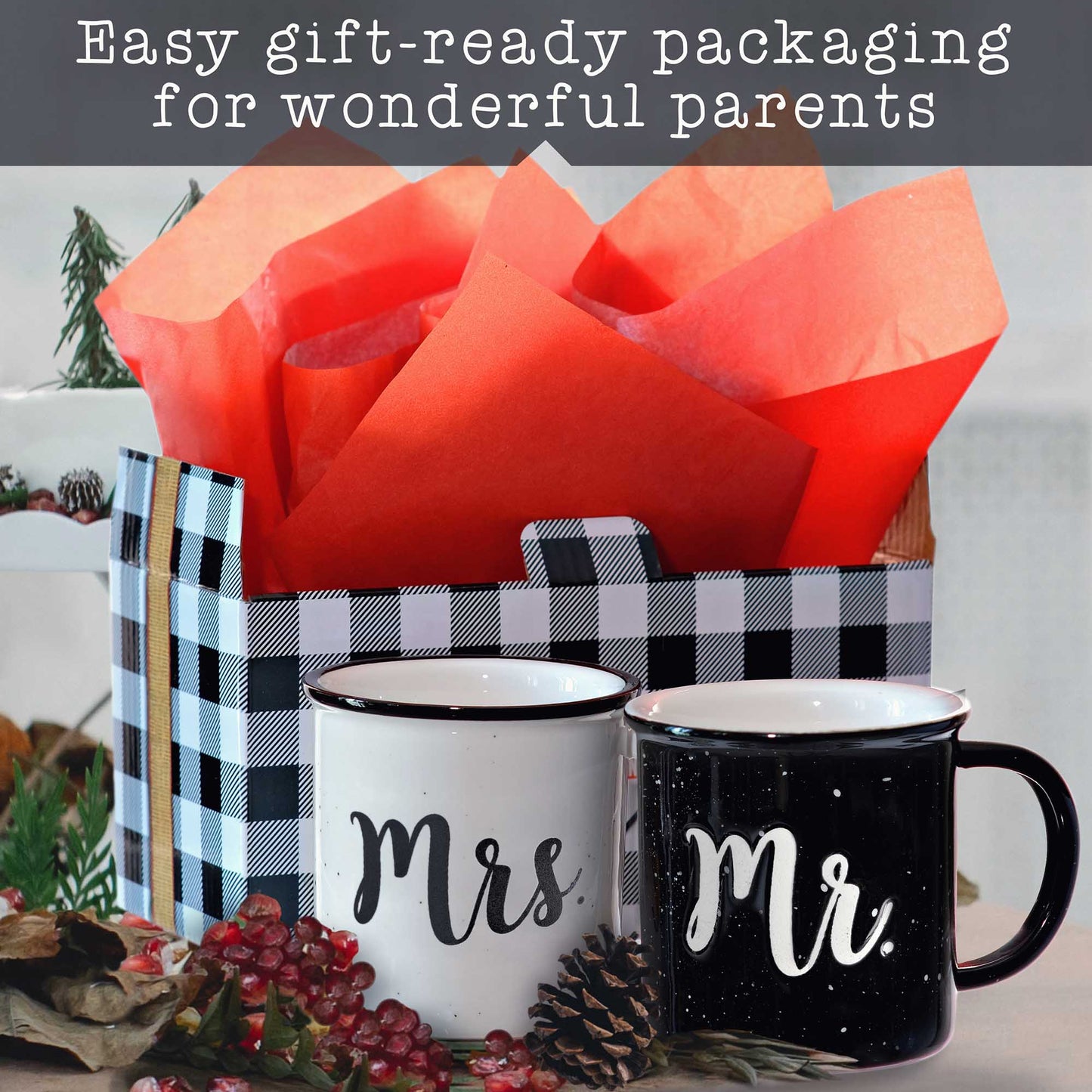 Mr / Mrs Couple Coffee Mug Set of 2