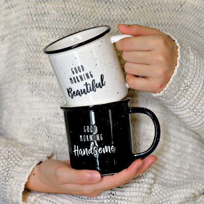 Good Morning Beautiful / Good Morning Handsome Mug Set of 2