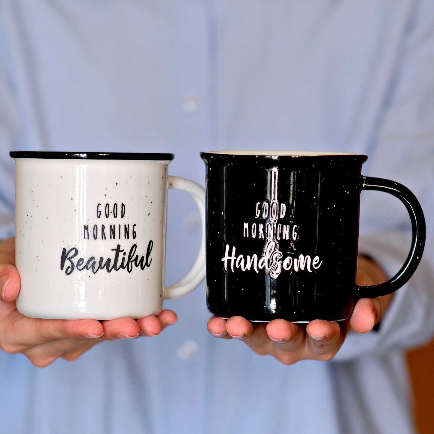 Good Morning Beautiful / Good Morning Handsome Mug Set of 2
