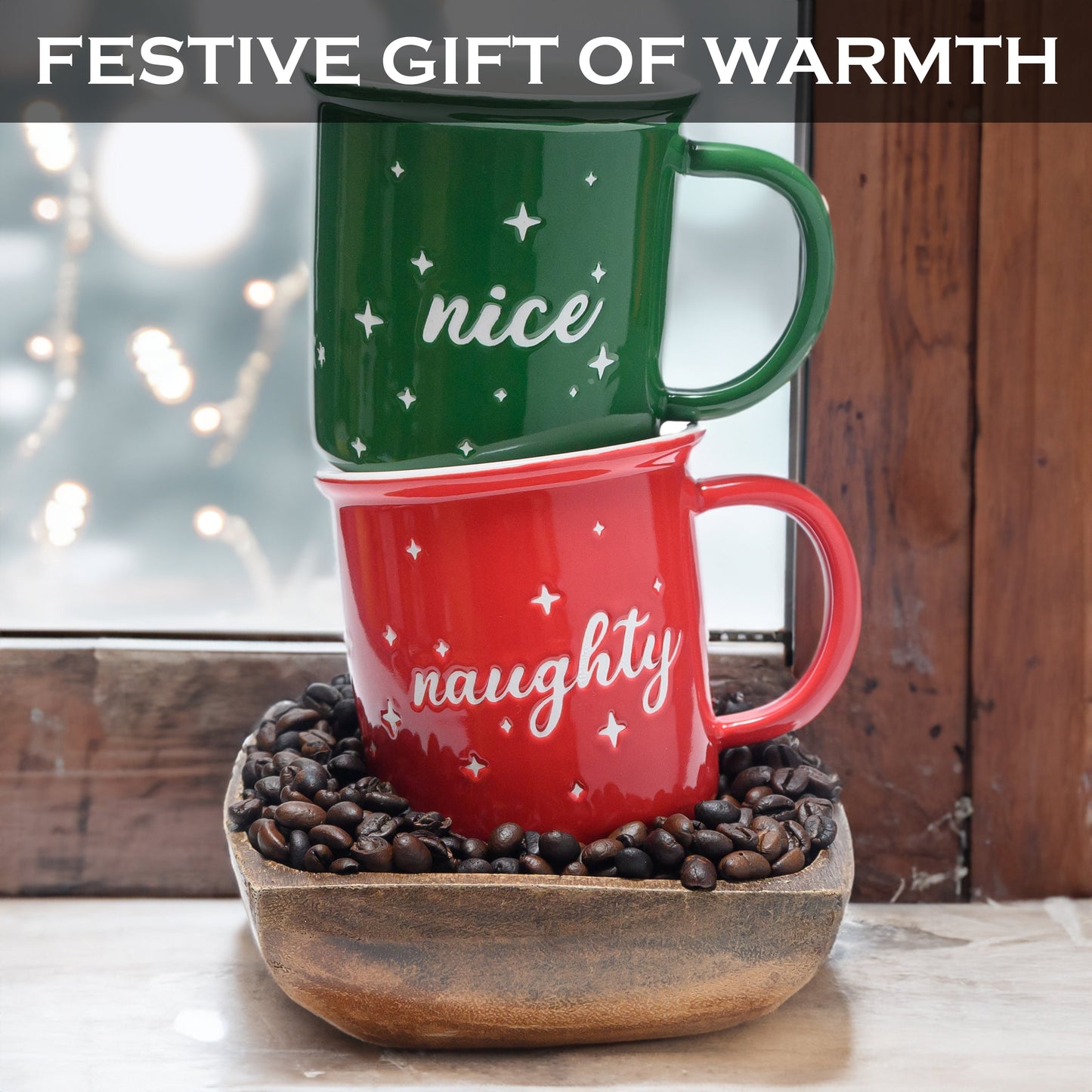 Christmas Coffee Mugs Set, 11 Ounce 3