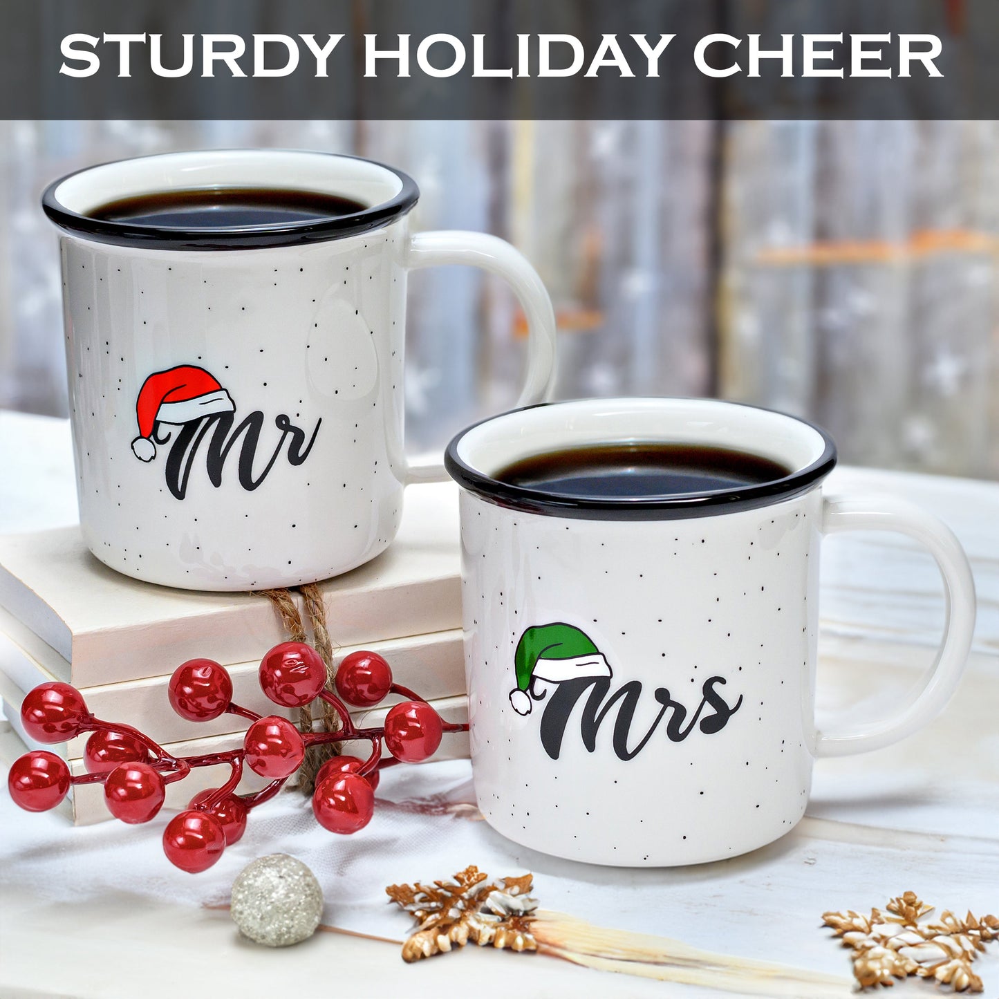 Christmas Coffee Mugs Set, 11 Ounce 3