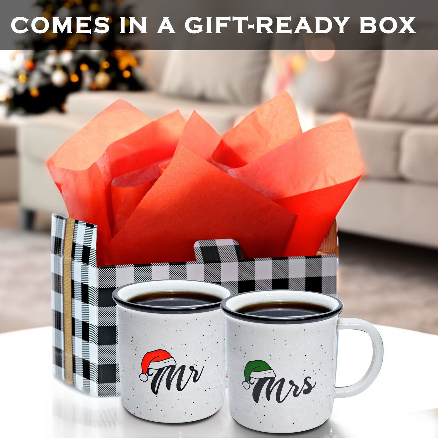 Christmas Coffee Mugs Set, 11 Ounce 3