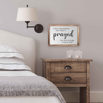 I Still Remember When Sign - Rustic Farmhouse Decor For The Home - 11x16