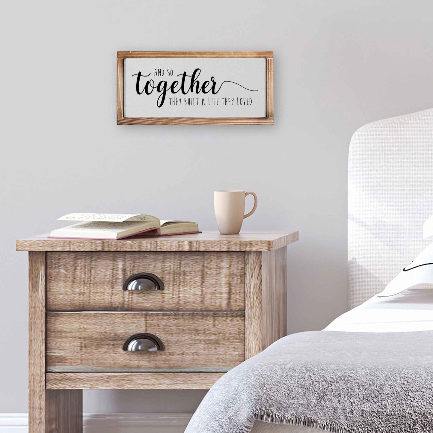 Together They Built A Life They Loved Wood Sign 8x17 Inch