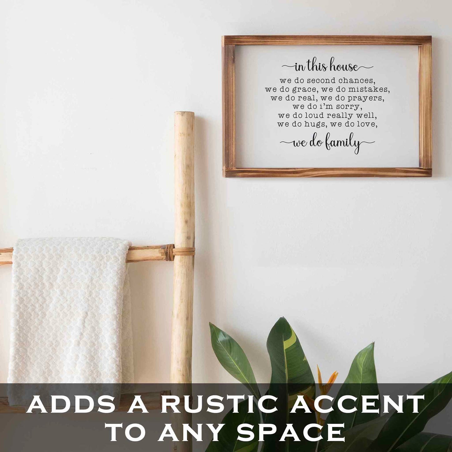 In This House We Do Family Sign - Family Signs for Home Decor