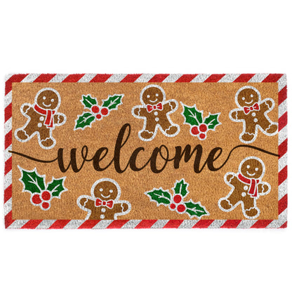 Gingerbread Doormat 30x17 Inch