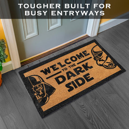 Welcome to the Dark Side Door Mat 30x17 Inch
