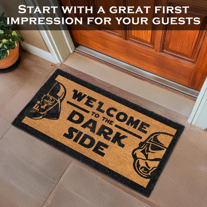 Welcome to the Dark Side Door Mat 30x17 Inch