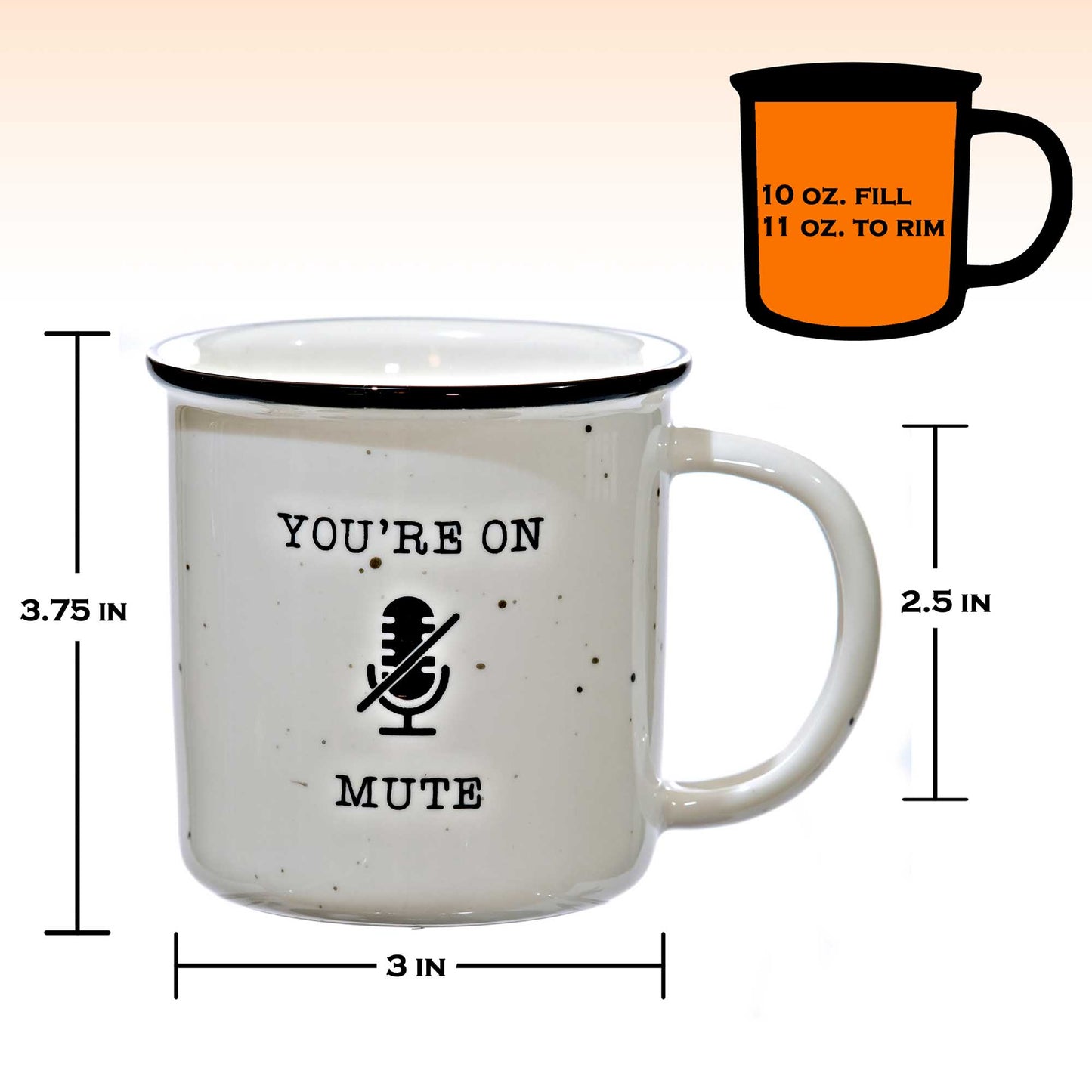 You're On Mute Mug 11 Ounce
